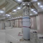 ستون استیل طلایی و سیلور