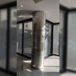 ستون استیل طلایی و سیلور