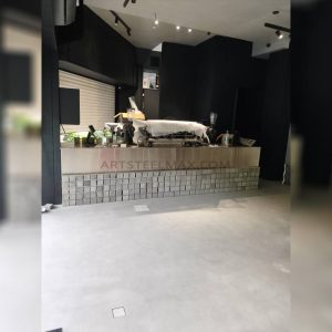 سازه استیل سفارشی برای کافی شاپ